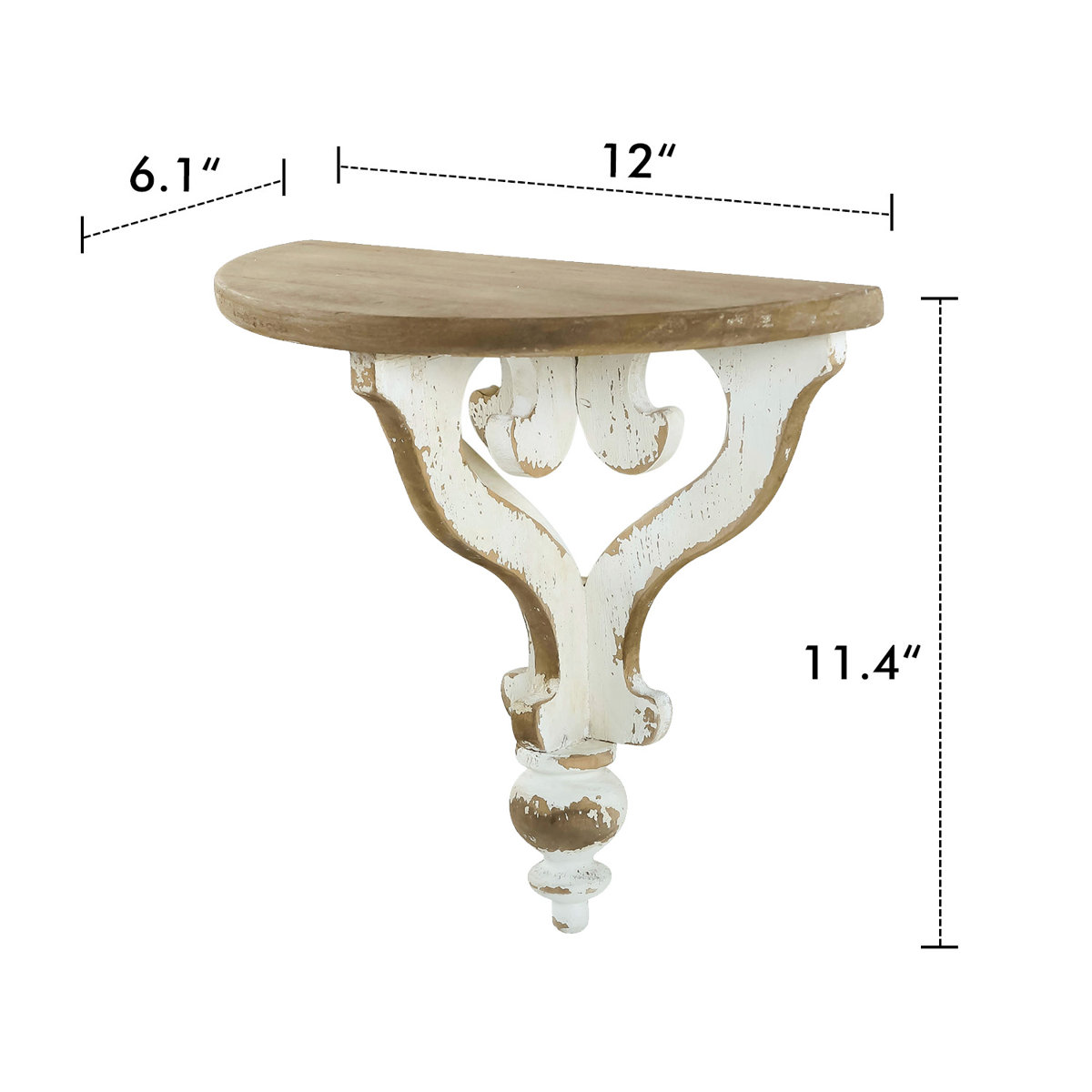 Kelly Clarkson Home Lucile 2 Piece Solid Wood Accent Shelf with Live